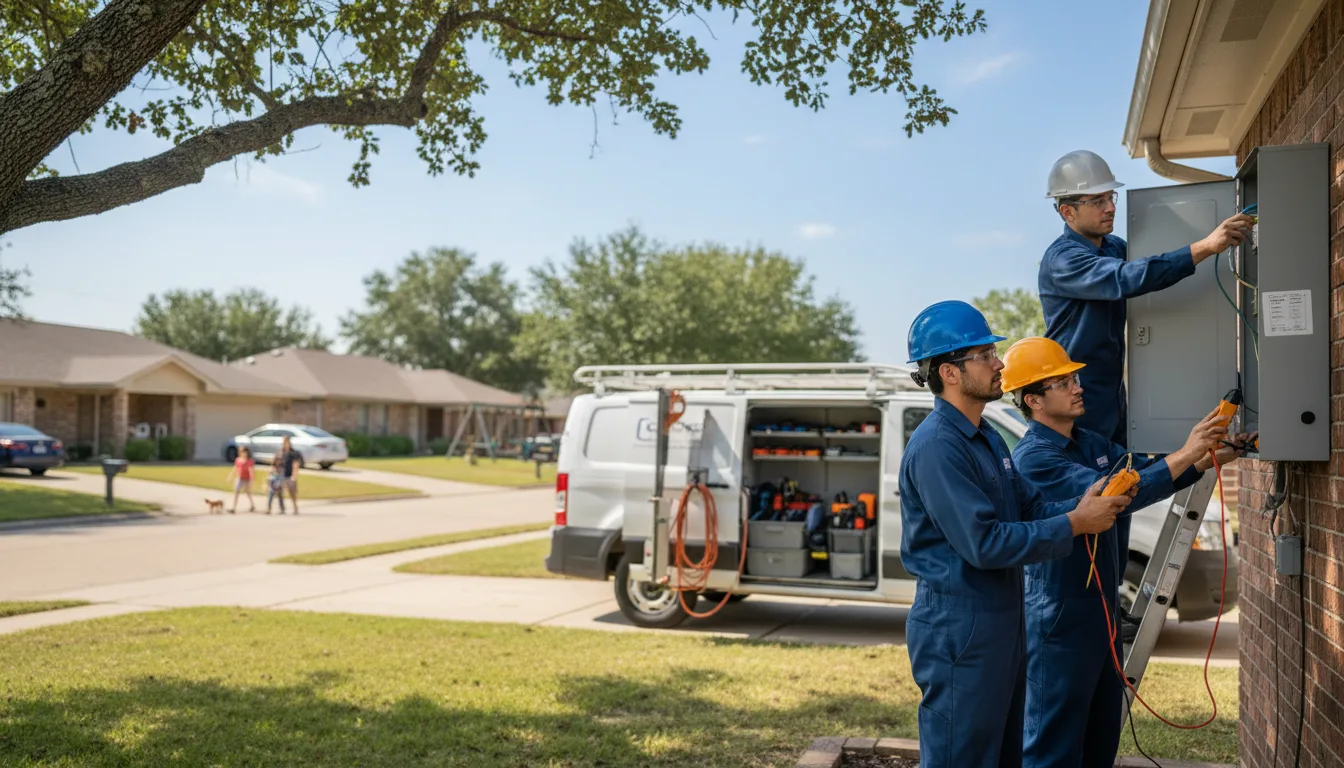 Certified electrician providing emergency electrical services in Vidal, CA